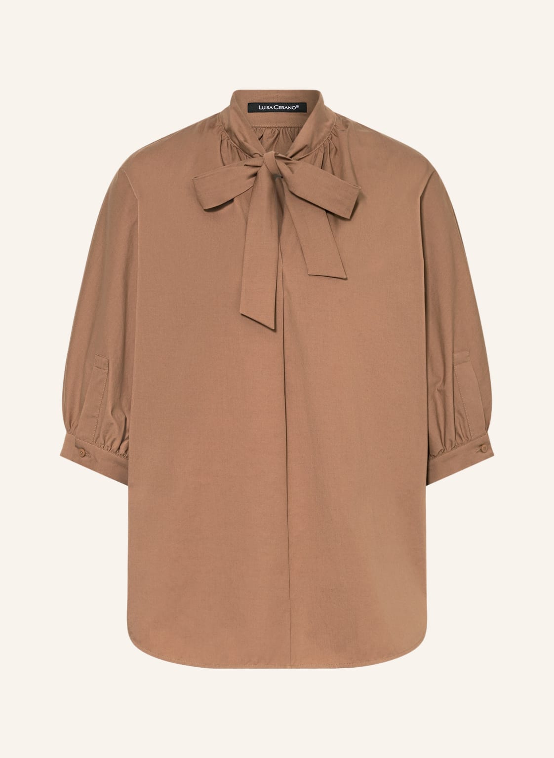 Image of Luisa Cerano Schluppenbluse braun