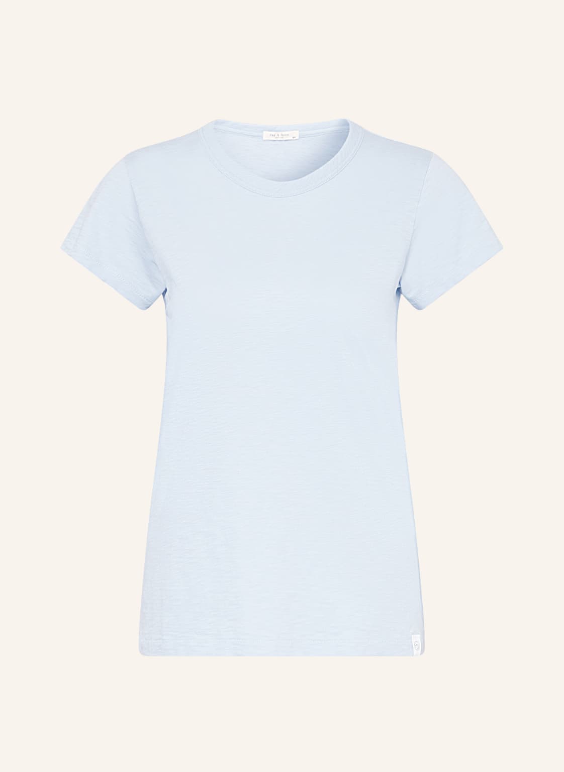 Image of Rag & Bone T-Shirt The Slub Tee blau