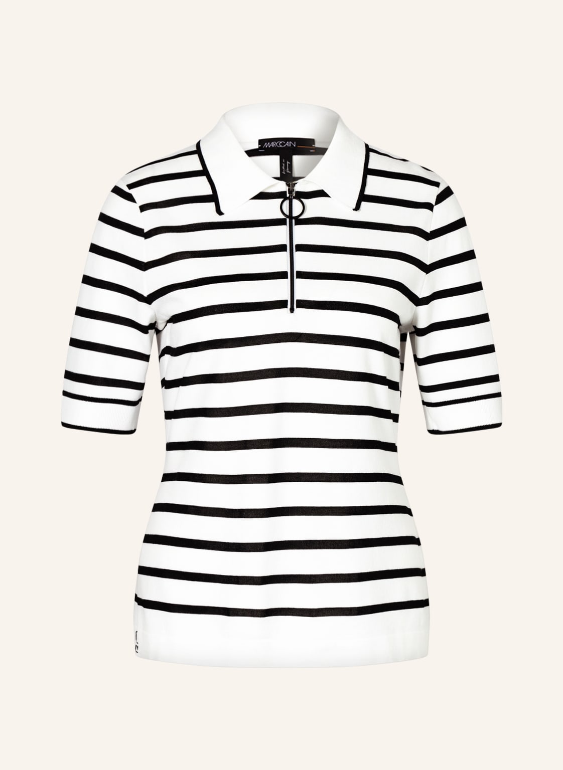 Image of Marc Cain Strick-Poloshirt weiss