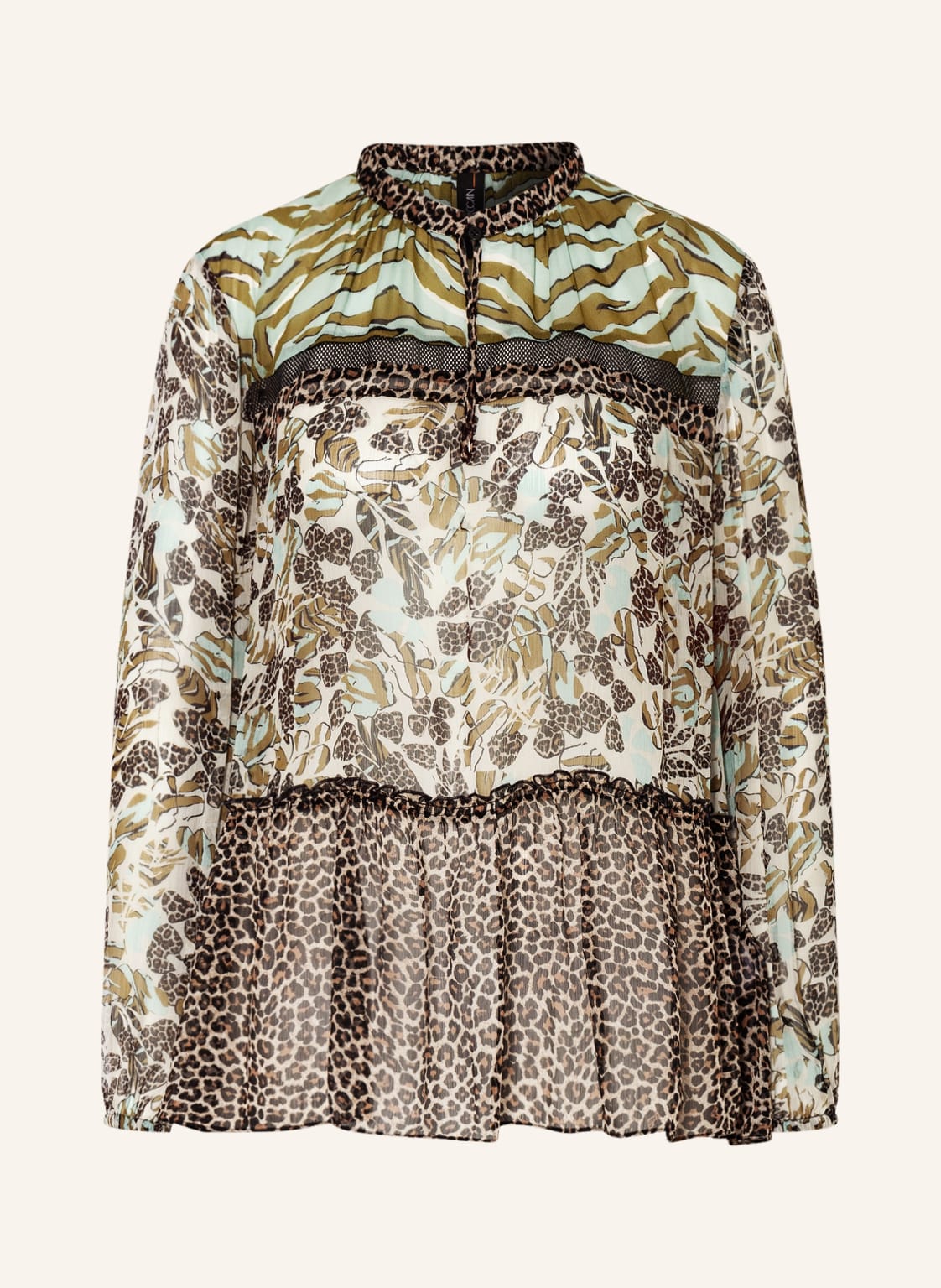 Image of Marc Cain Bluse Mit Rüschen beige