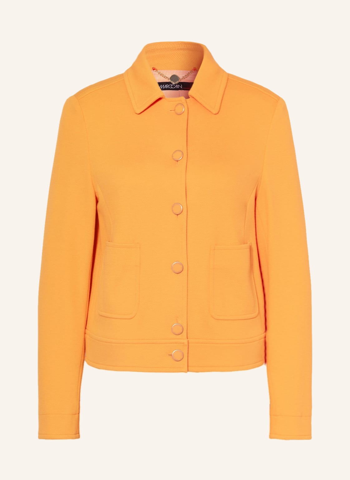 Image of Marc Cain Piqué-Jacke orange