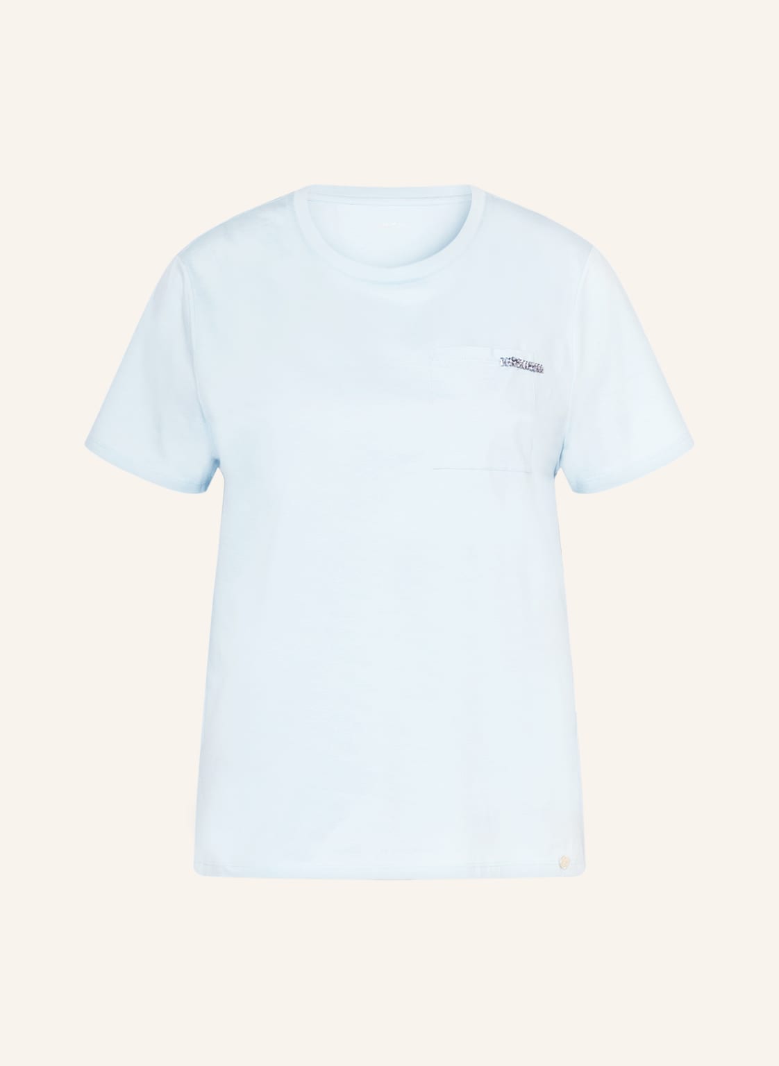 Image of Marc Cain T-Shirt Mit Schmucksteinen blau