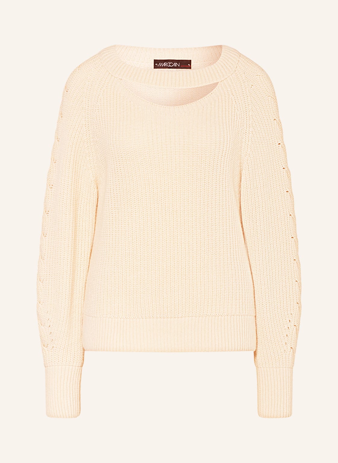 Image of Marc Cain Pullover Mit Cut-Out weiss