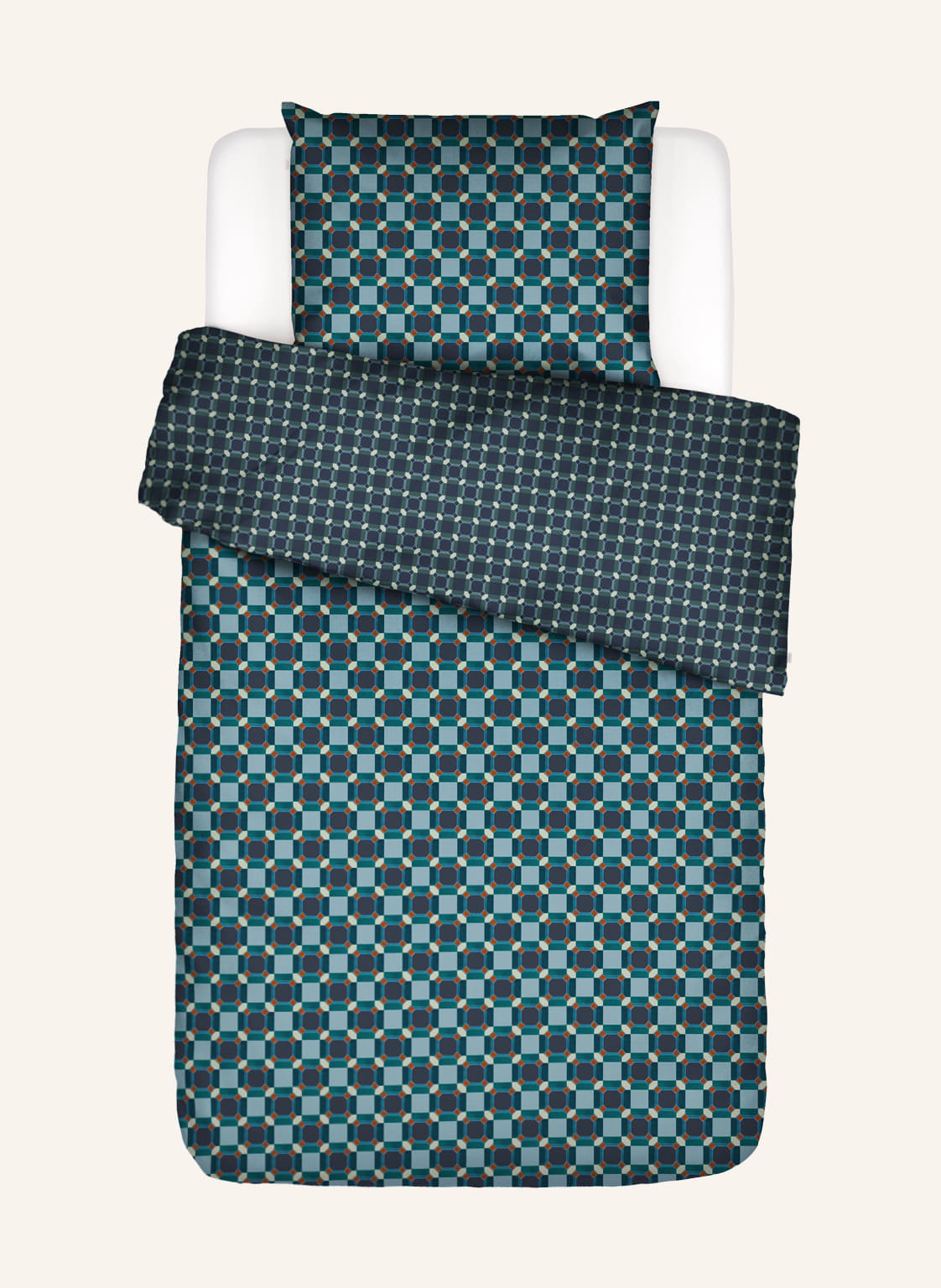 Image of Essenza Bettwäsche Teades Zum Wenden blau