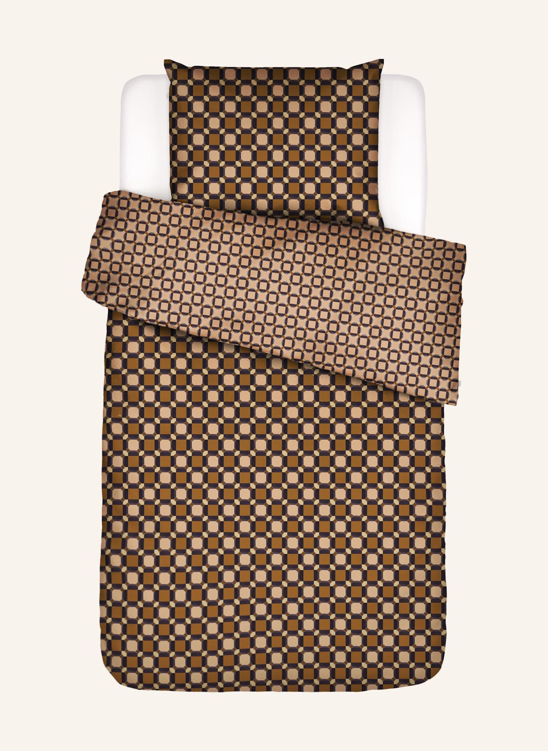 Image of Essenza Bettwäsche Teades Zum Wenden braun