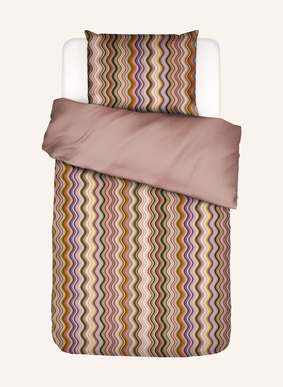 Image of Essenza Bettwäsche Sol Zum Wenden rosa