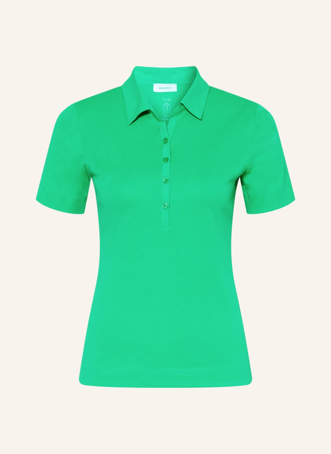 Image of Darling Harbour Jersey-Poloshirt gruen