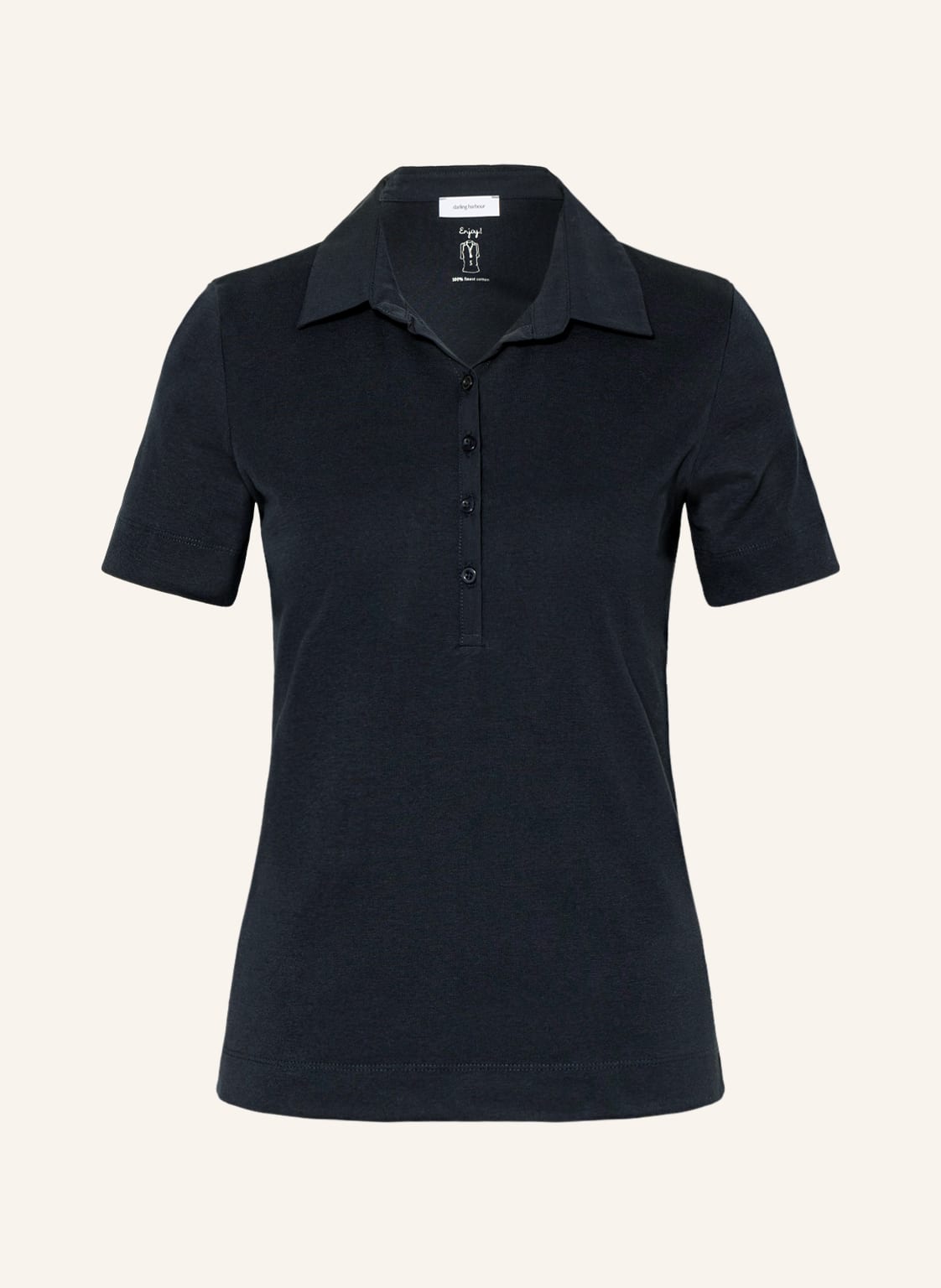 Image of Darling Harbour Jersey-Poloshirt blau