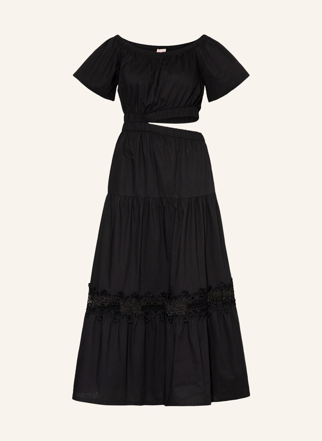 Image of Liu Jo Off-Shoulder-Kleid schwarz