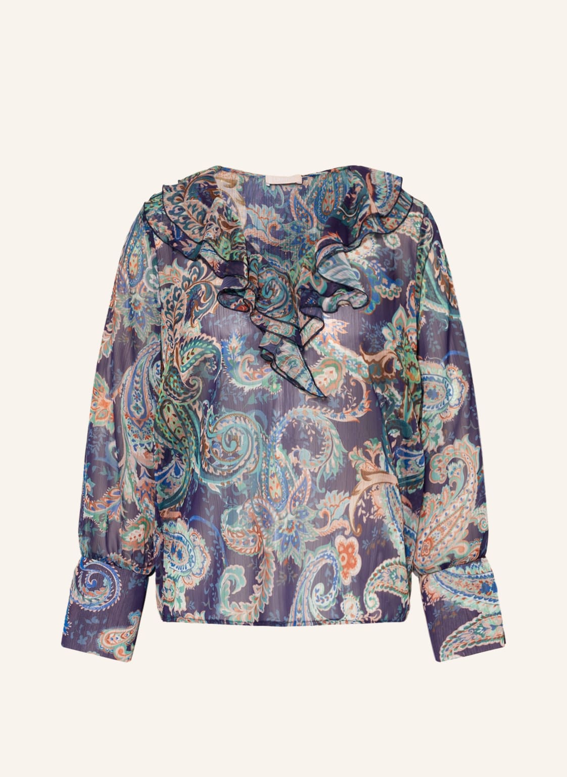 Image of Liu Jo Blusenshirt Mit Glitzergarn blau