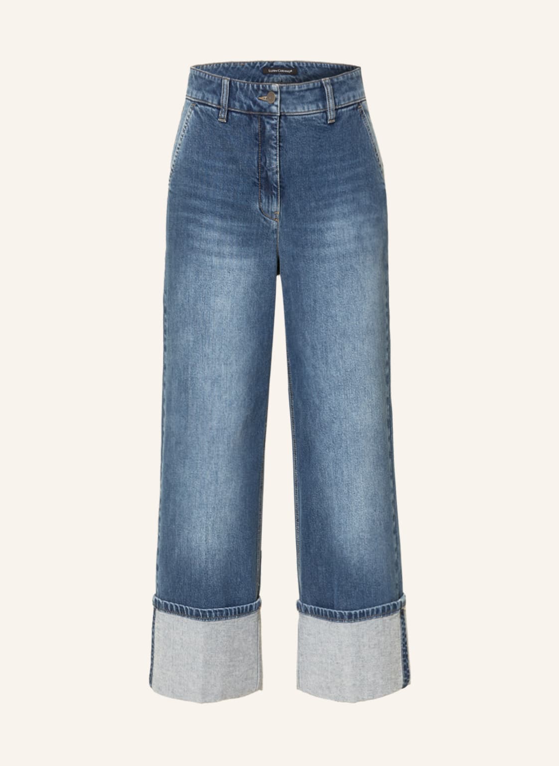 Image of Luisa Cerano Jeans-Culotte blau