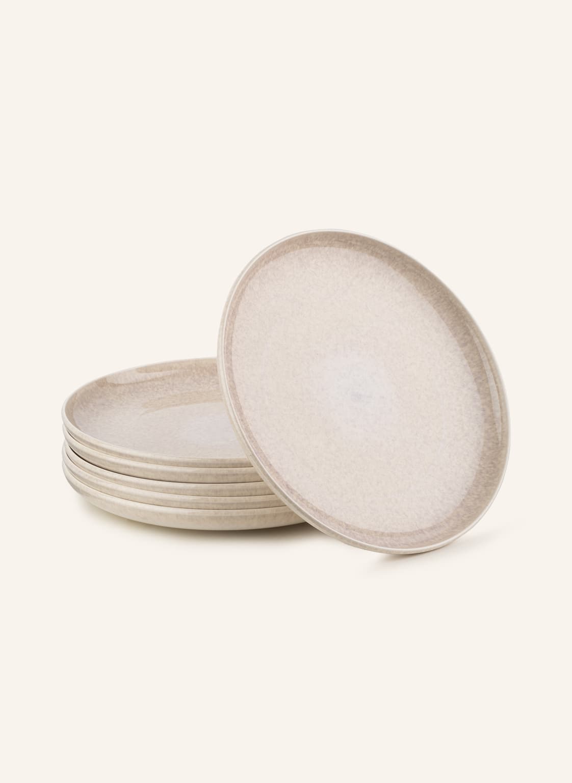 Image of Villeroy & Boch 6er-Set Speiseteller Perlemor beige