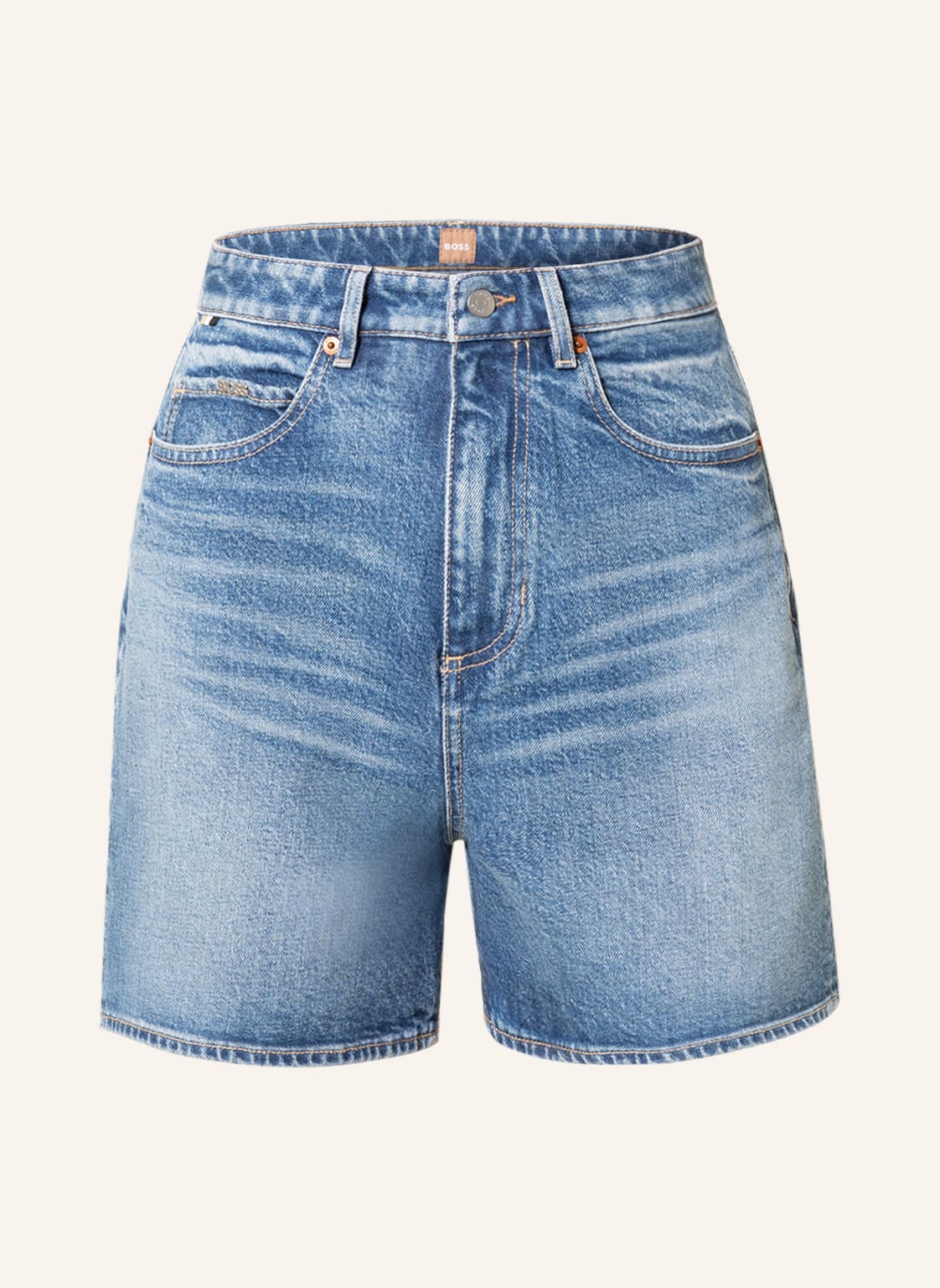 Image of Boss Jeansshorts blau