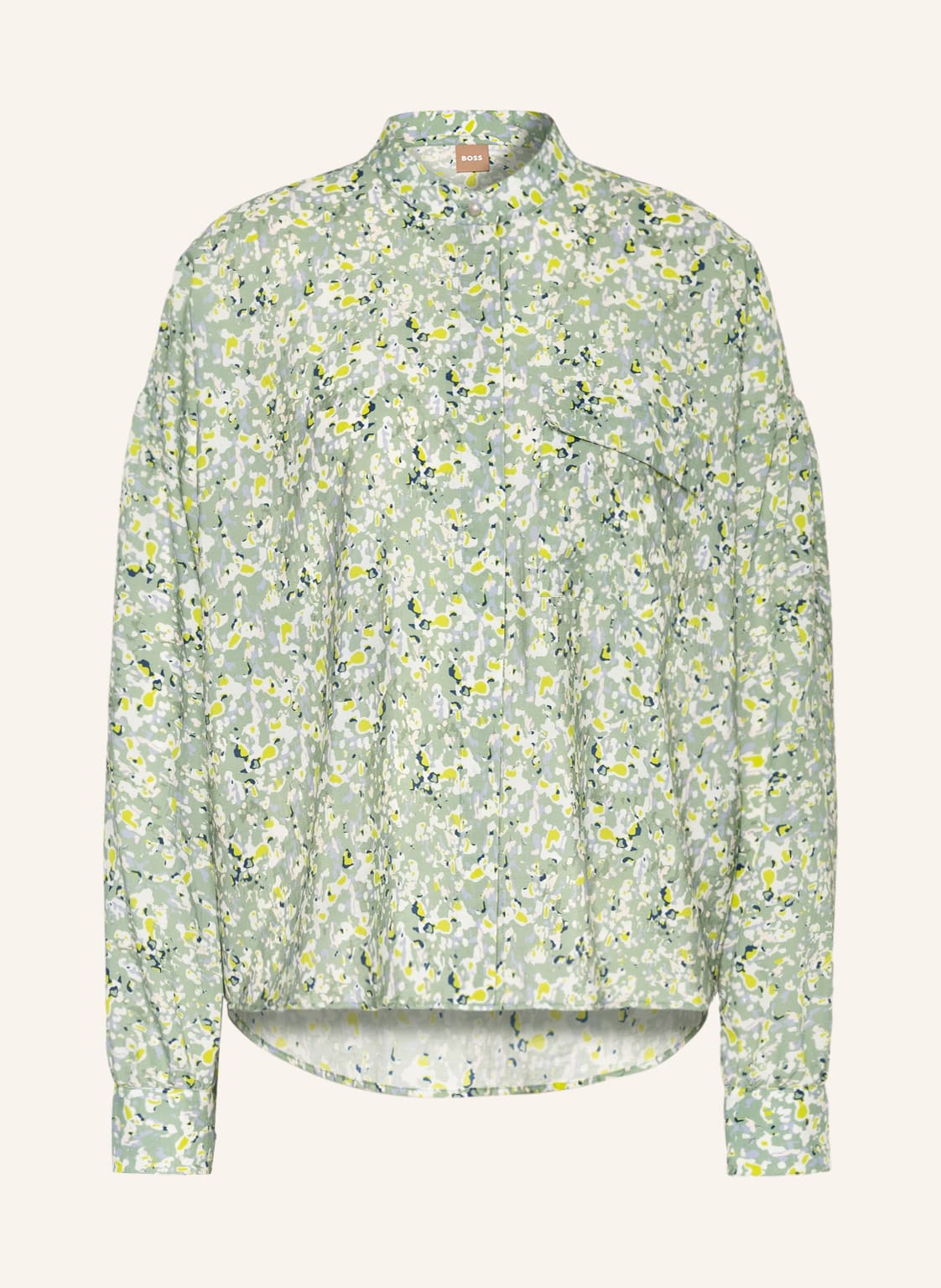 Image of Boss Oversized-Bluse Befelippe gruen