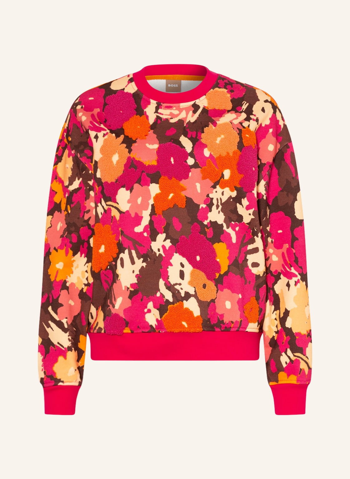 Image of Boss Sweatshirt Elaslogan pink