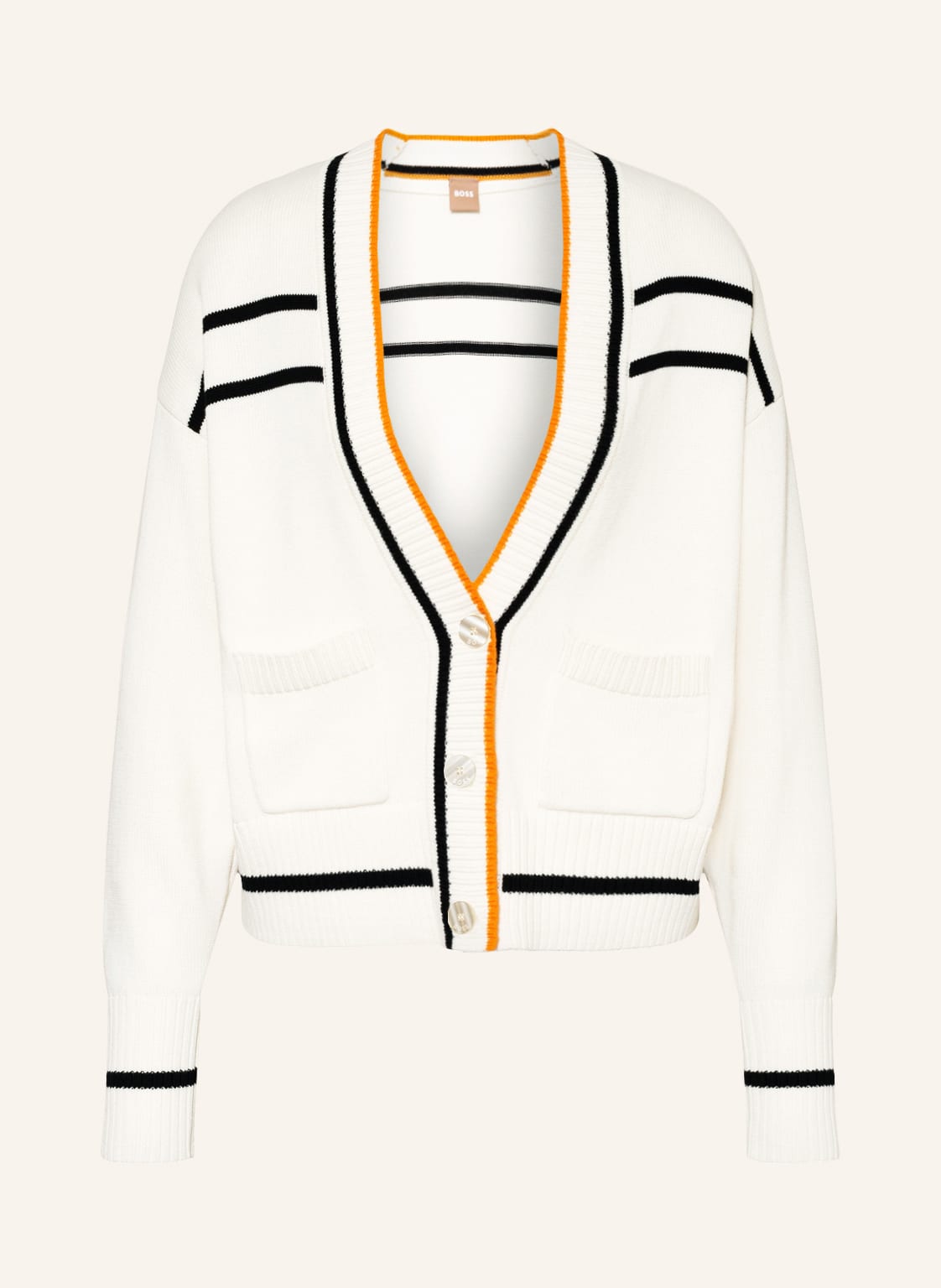 Image of Boss Strickjacke Fernana weiss