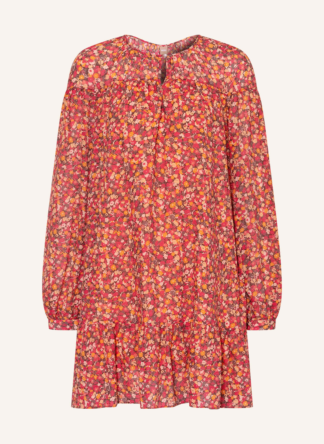 Image of Boss Kleid Dalya Mit Seide pink