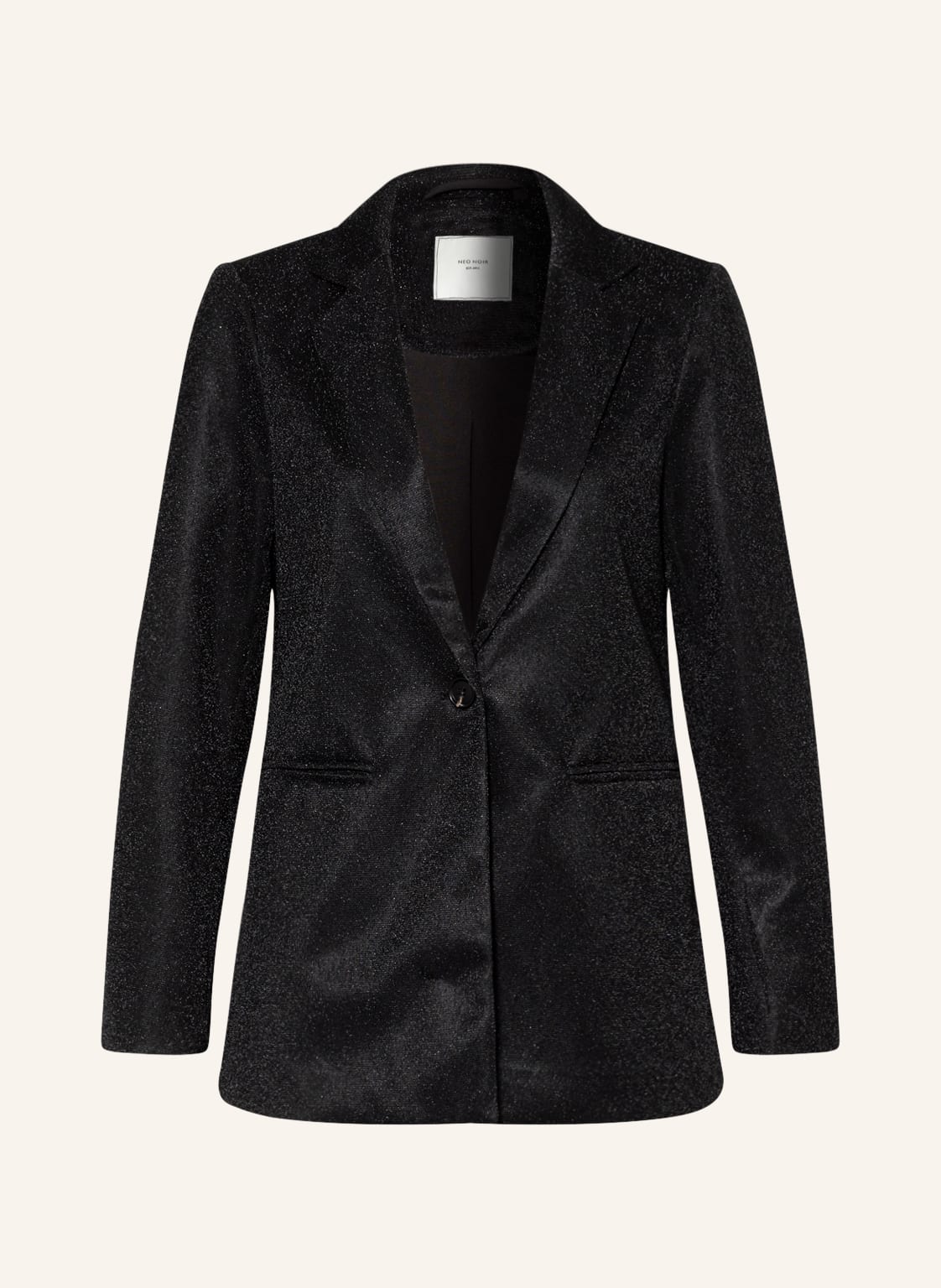 Image of Neo Noir Blazer Avery Mit Glitzergarn schwarz