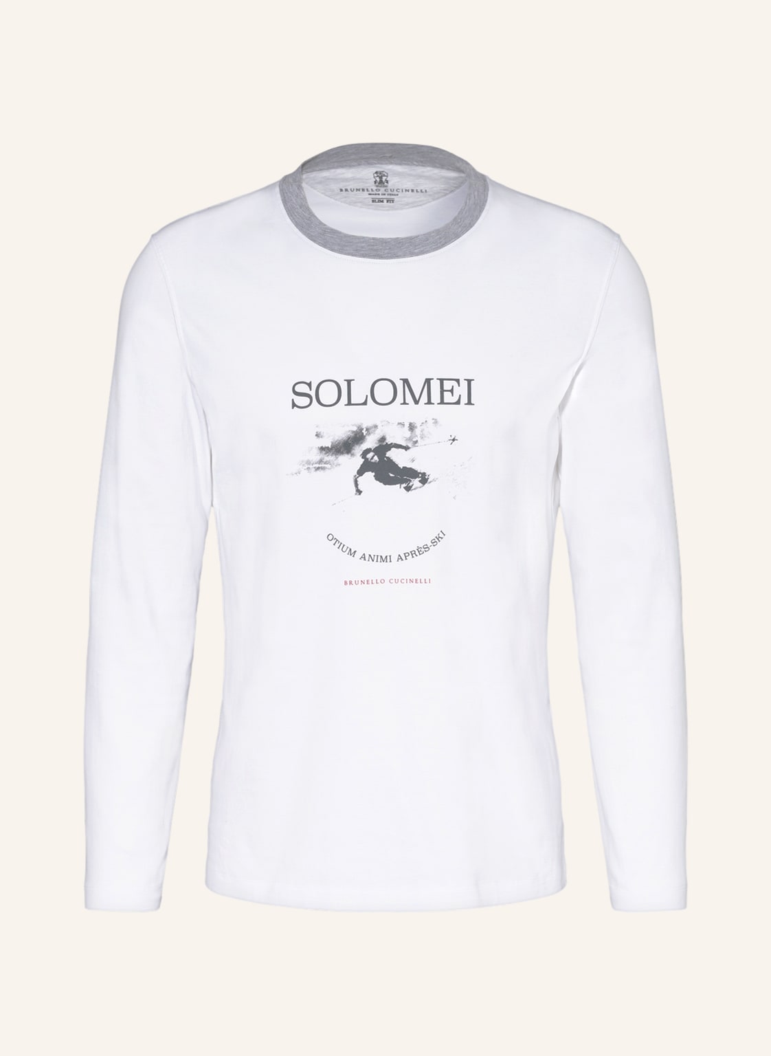 Image of Brunello Cucinelli Longsleeve weiss