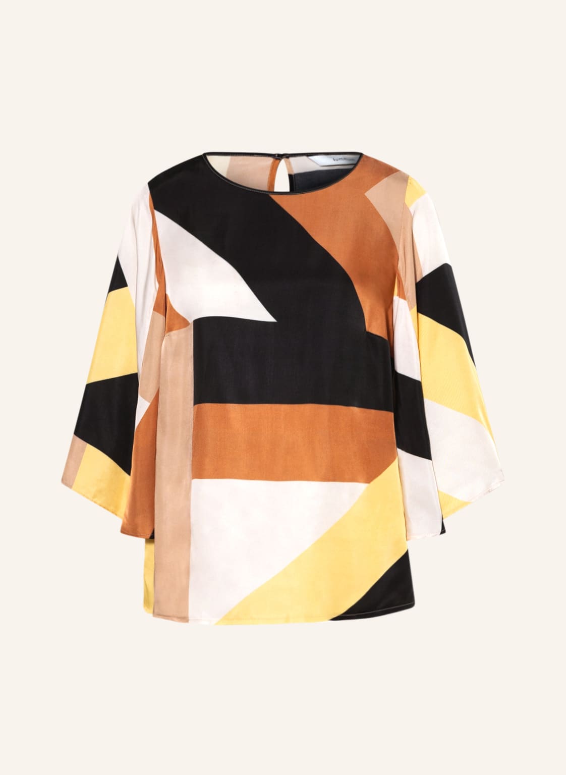 Image of Summum Woman Blusenshirt Mit 3/4-Arm braun