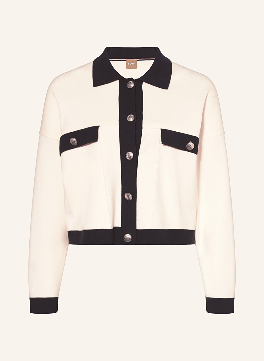 Image of Boss Strickjacke Femolia weiss