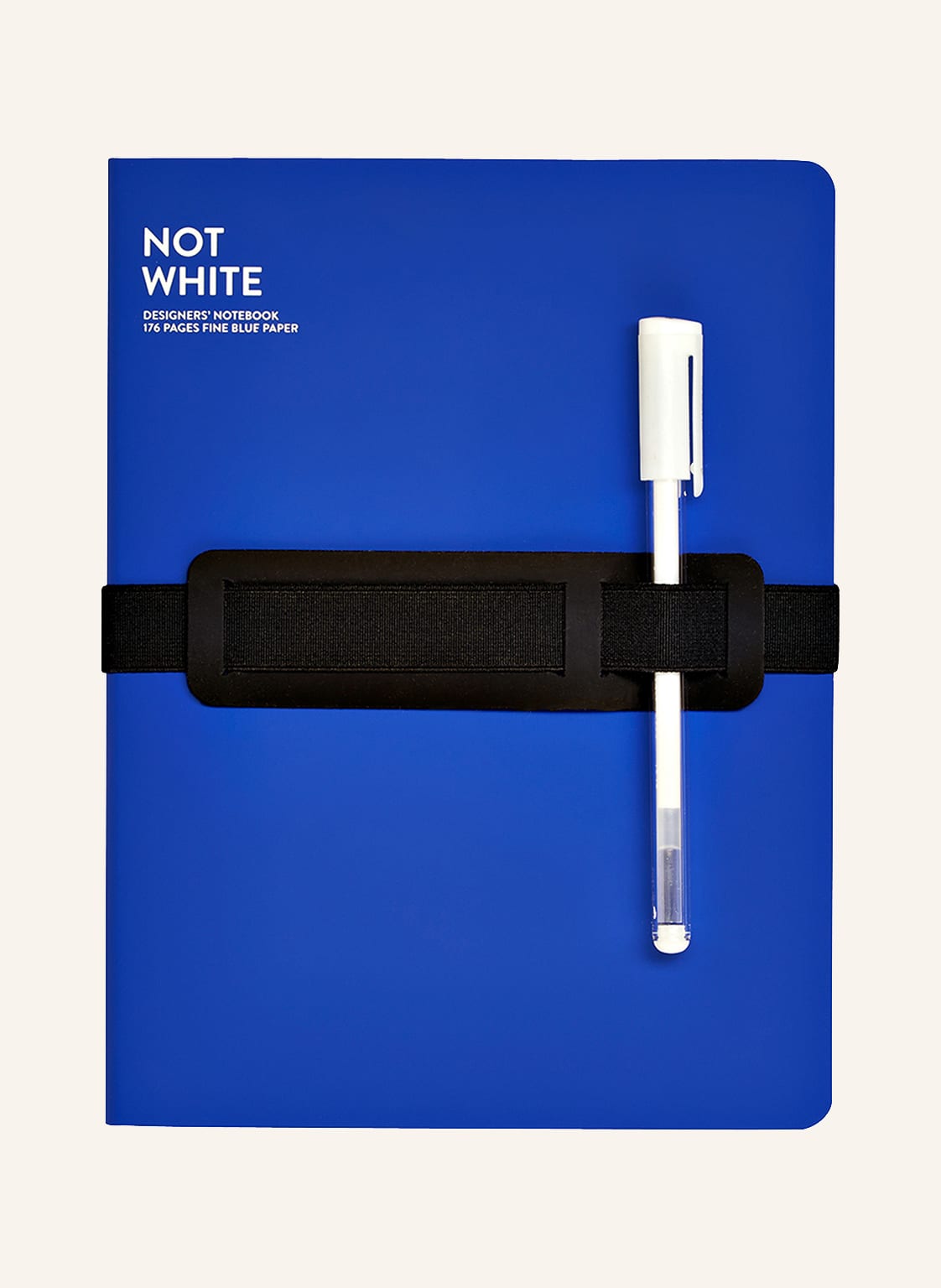 Image of Nuuna Notizbuch Not White L Light Mit Stift blau