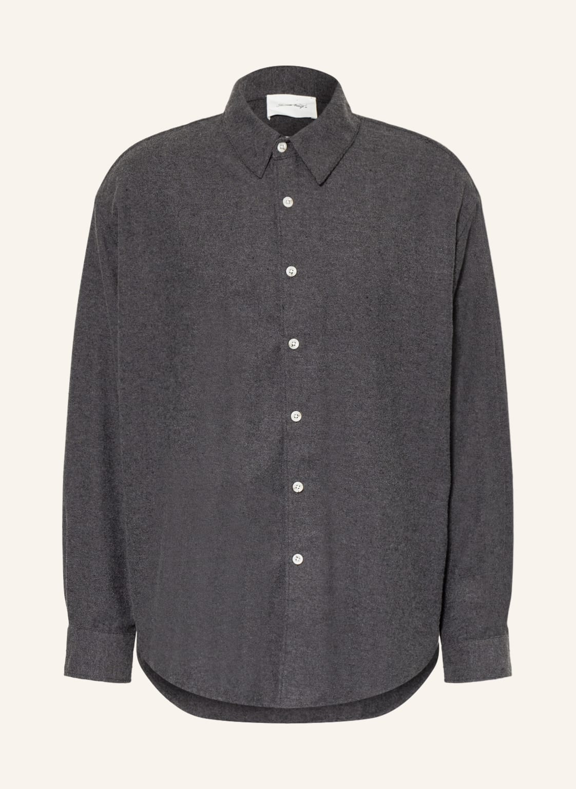 Image of American Vintage Oversized-Hemd Dakota Comfort Fit grau