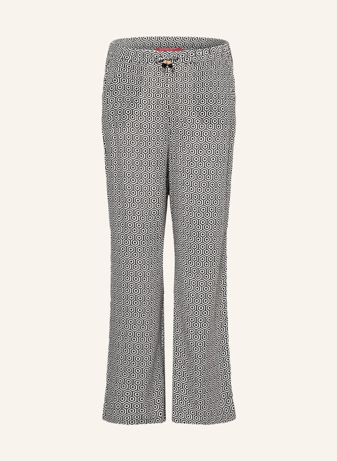 Image of Marina Rinaldi Sport Marlenehose Ravalle Mit Galonstreifen schwarz