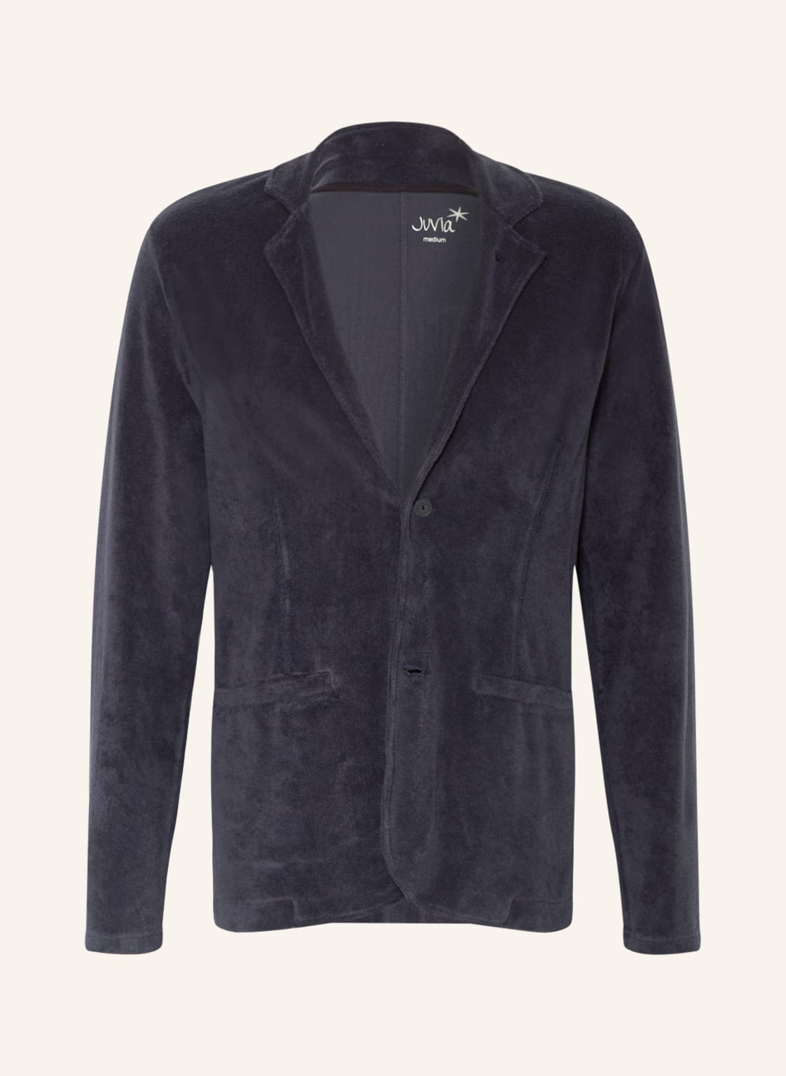 Image of Juvia Frotteesakko Regular Fit blau