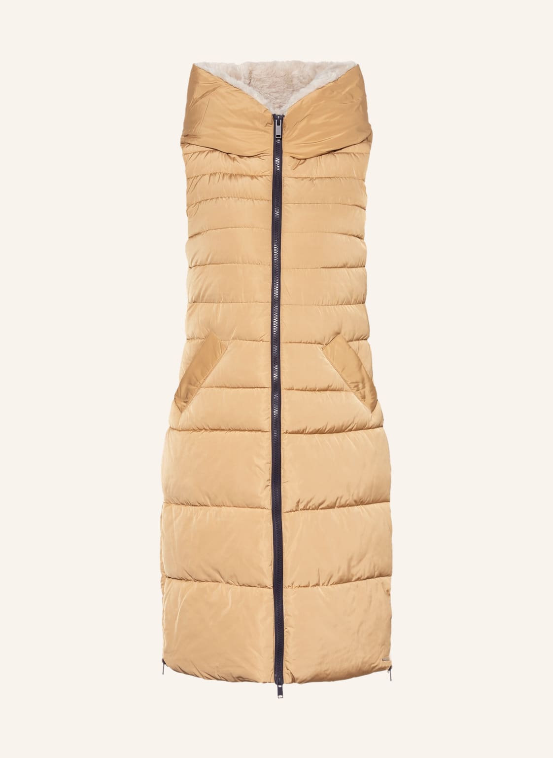 Image of Rino & Pelle Steppweste Nicci Mit Kunstpelz beige