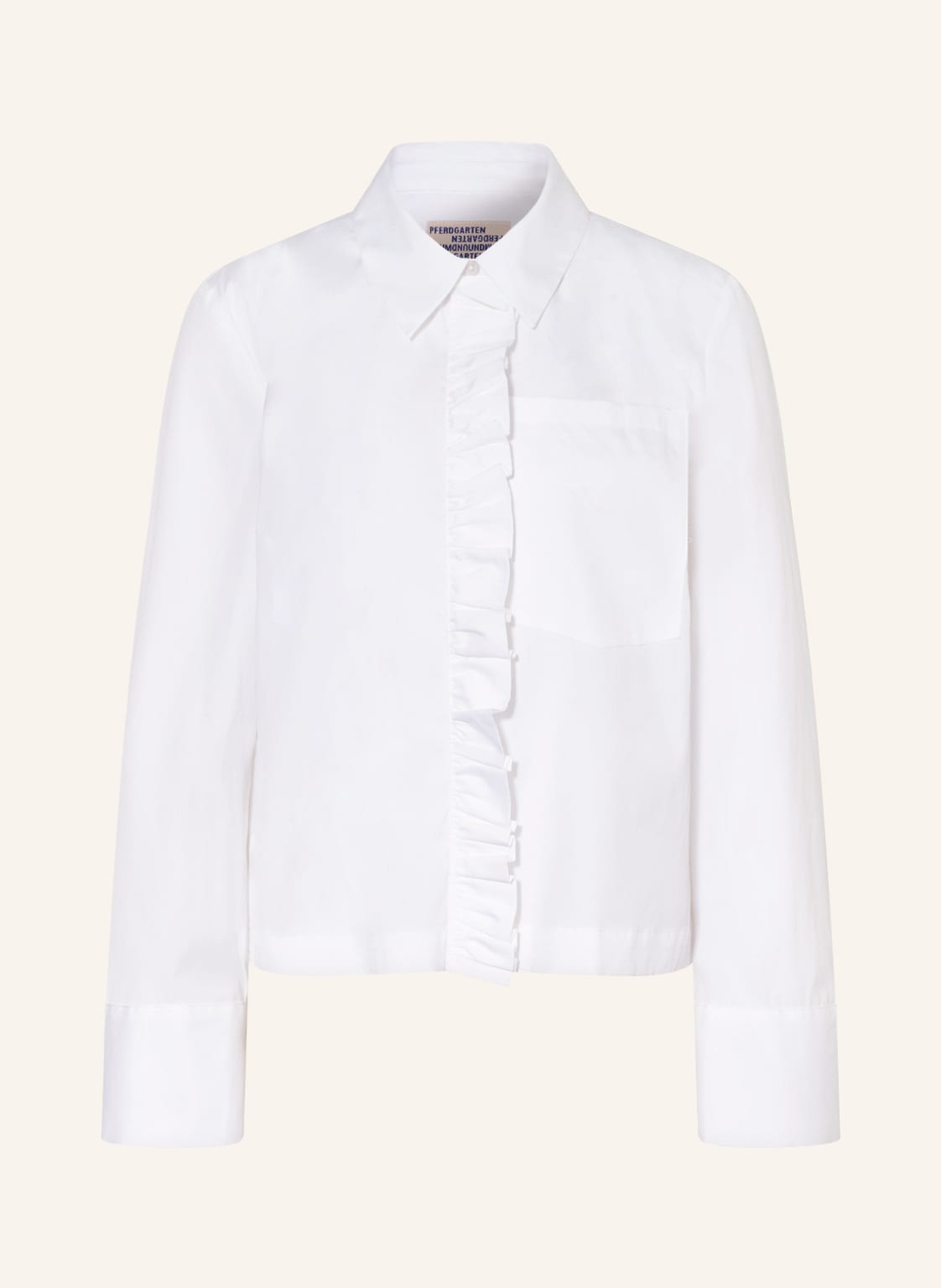 Image of Baum Und Pferdgarten Hemdbluse Milu Mit Rüschen weiss