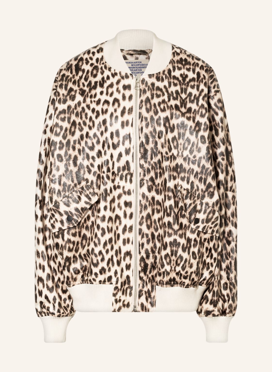 Image of Baum Und Pferdgarten Blouson Blayke In Lederoptik beige