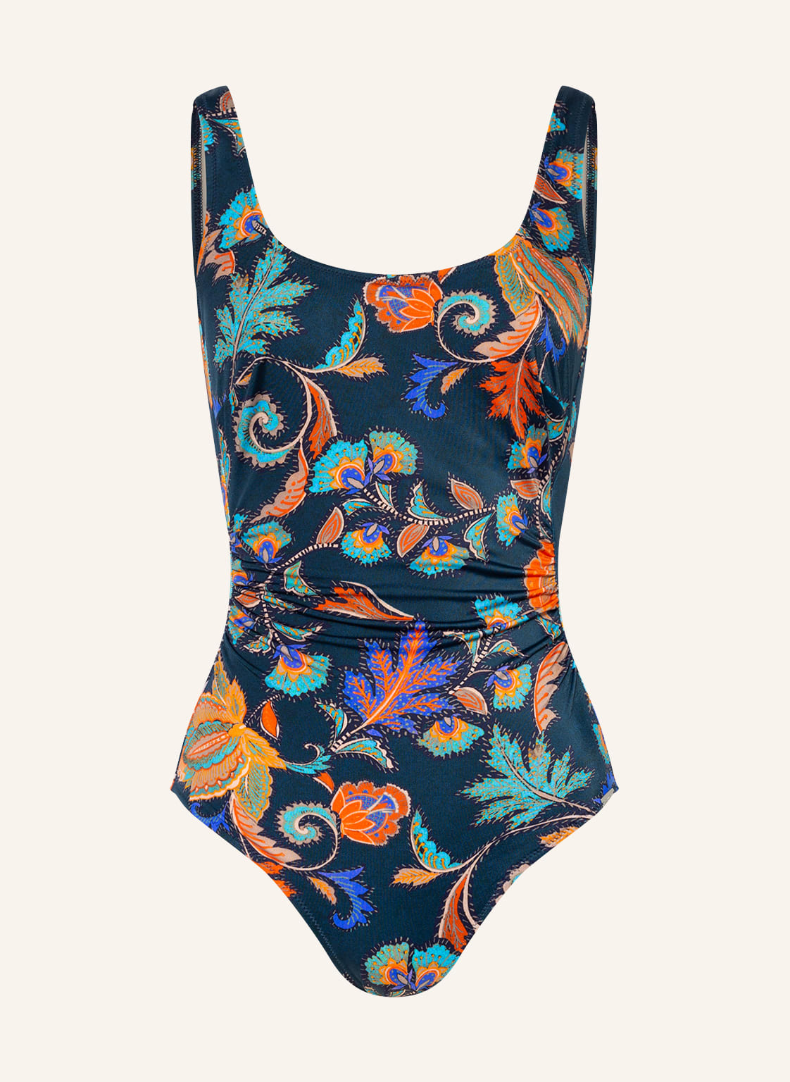 Image of Charmline Shape-Badeanzug Ornamental Orchestra blau