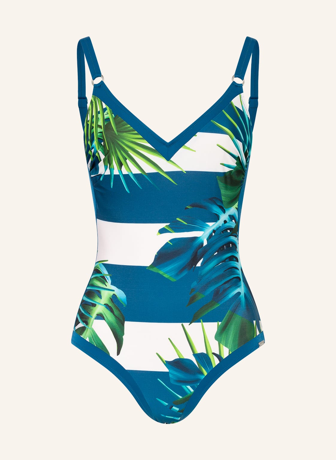 Image of Charmline Bügel-Badeanzug Costal Relax blau