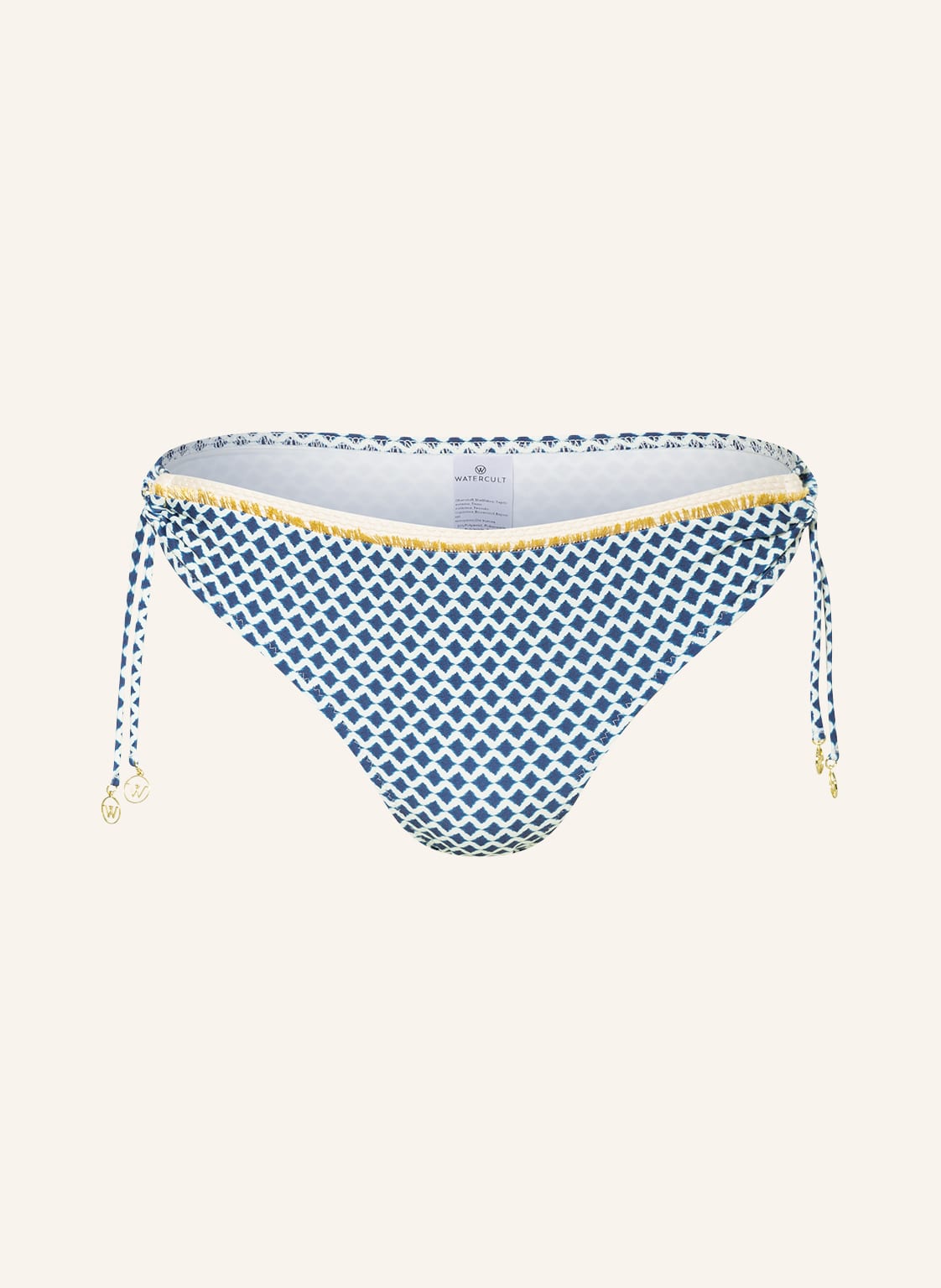 Image of Watercult Triangel-Bikini-Hose Nautic Call blau