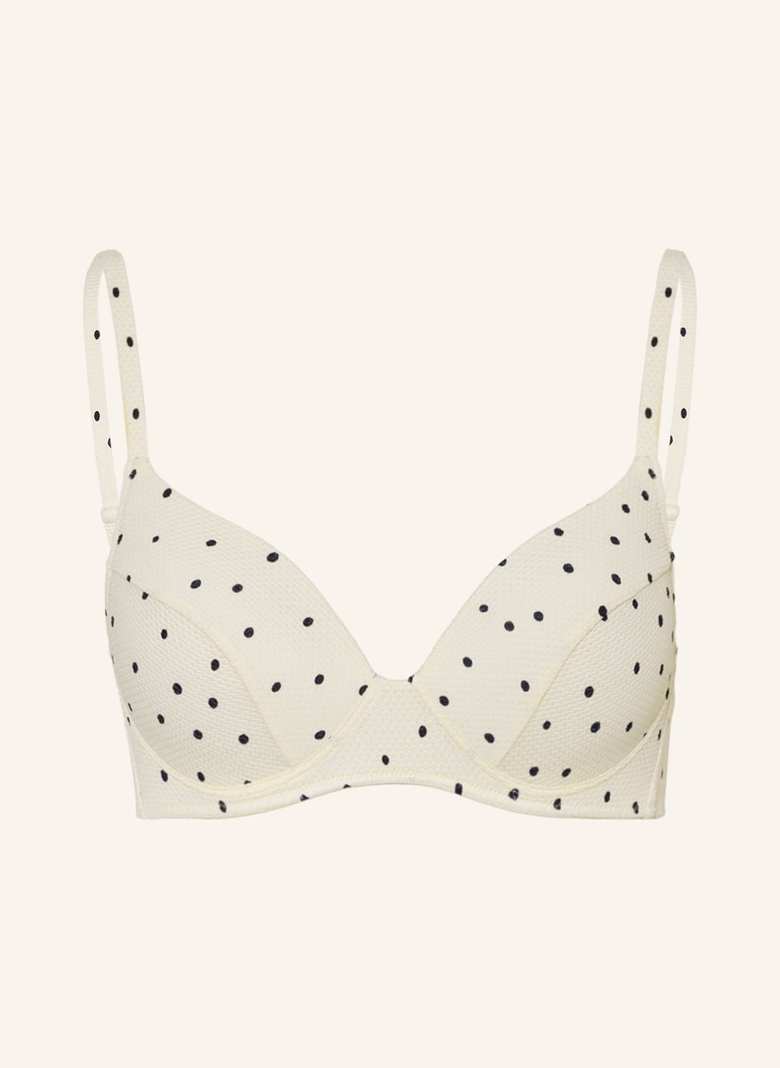 Image of Watercult Bügel-Bikini-Top Seaside Dots beige