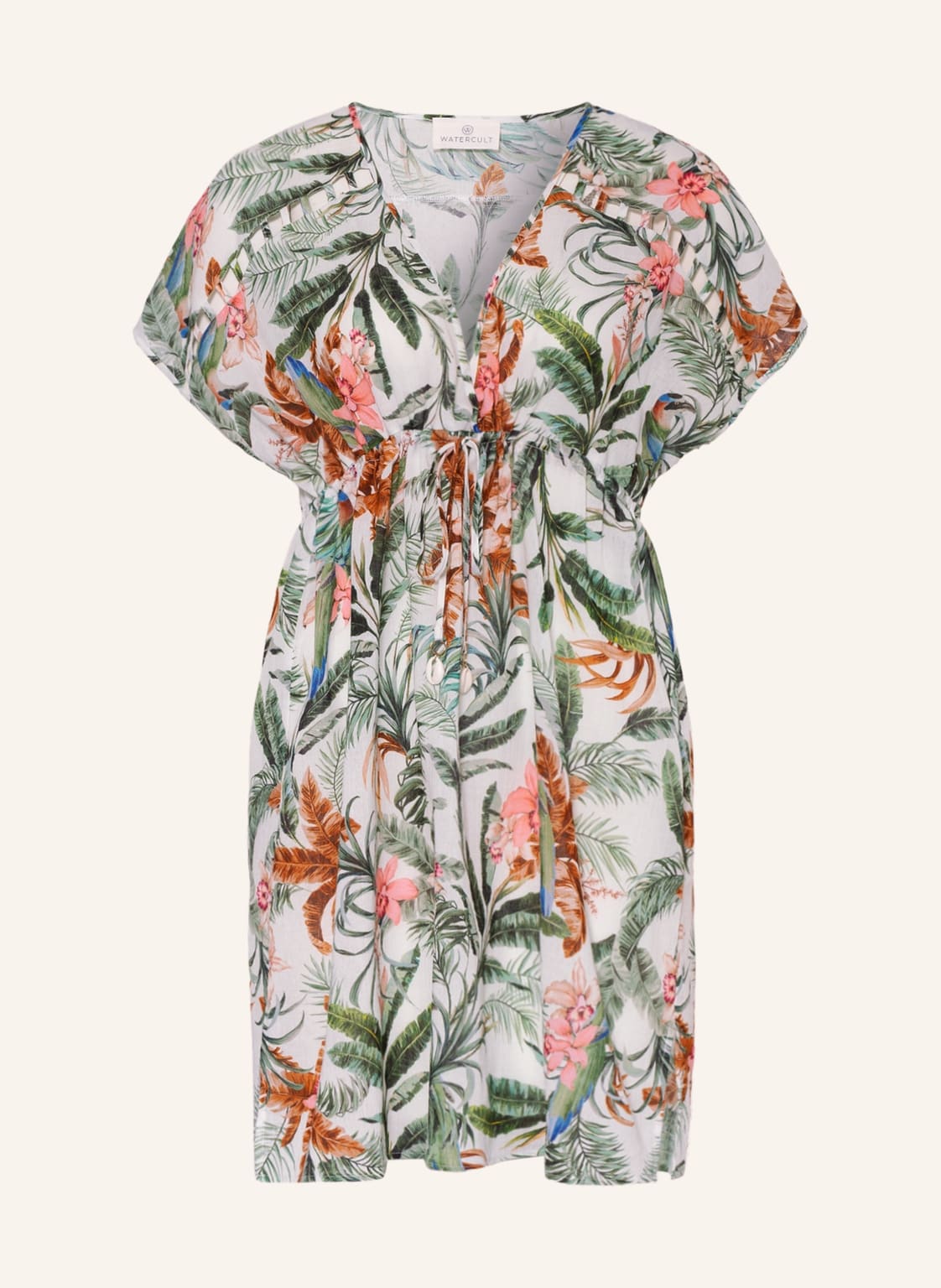 Image of Watercult Kaftan Exotic Dive weiss