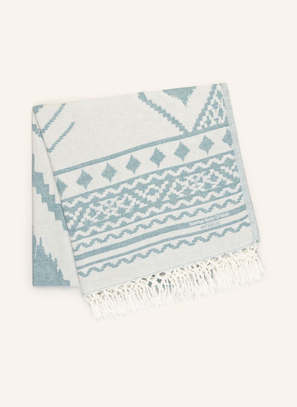 Image of Watercult Strandtuch Nautic Call blau