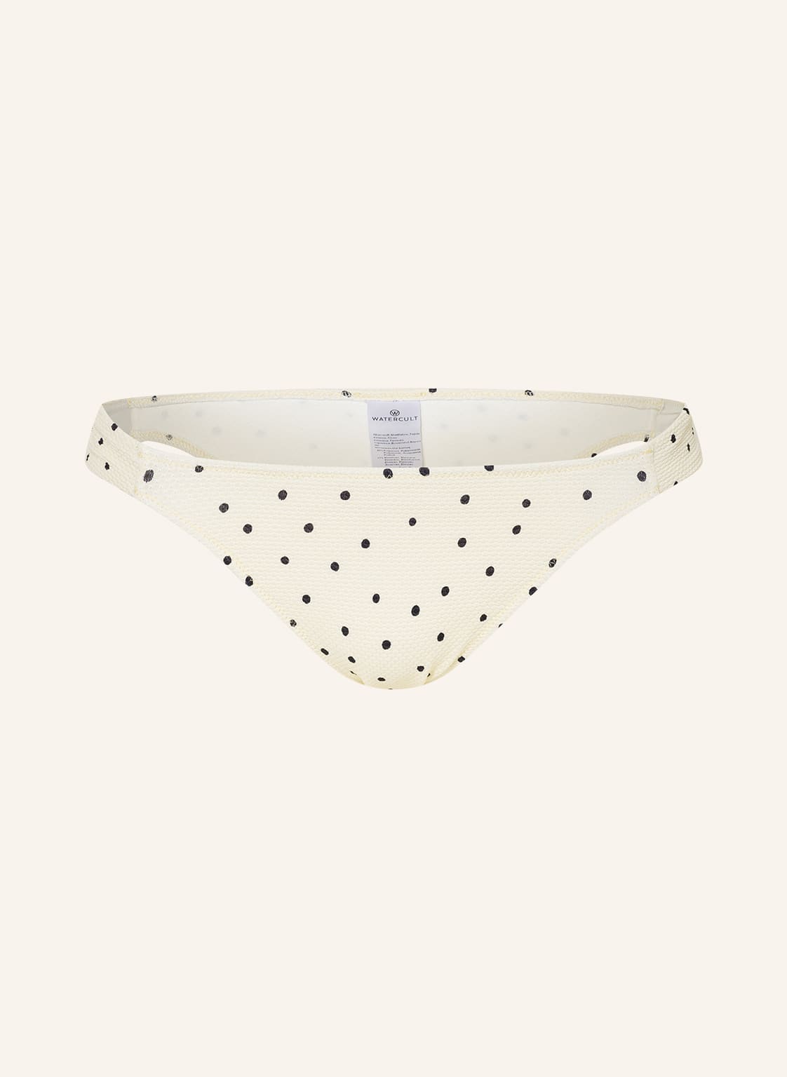 Image of Watercult Basic-Bikini-Hose Seaside Dots beige