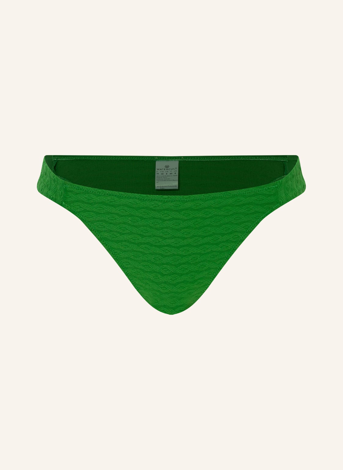 Image of Watercult Basic-Bikini-Hose Bamboo Solids gruen