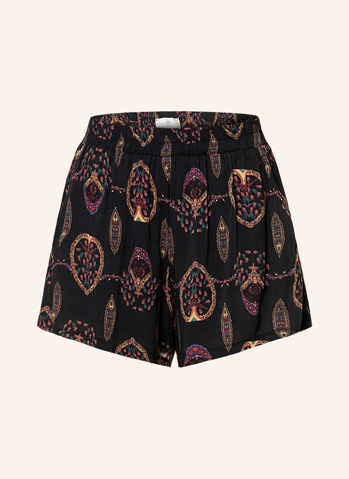 Image of Watercult Shorts Eclectic Flames schwarz