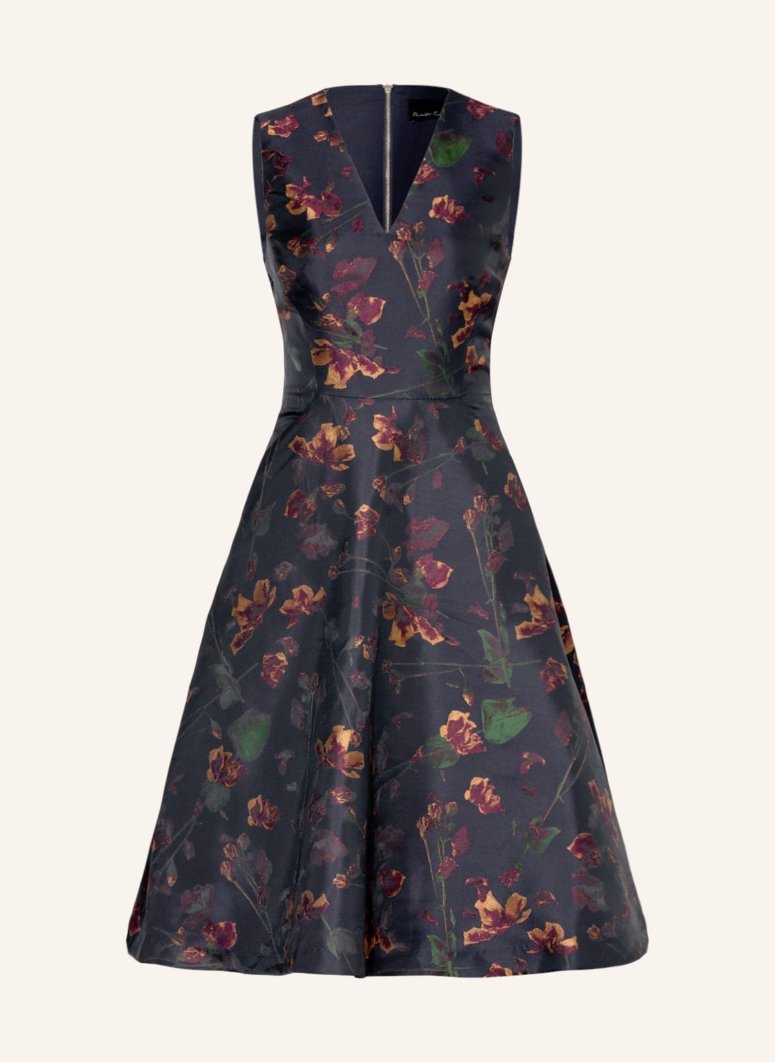 Image of Phase Eight Jacquard-Kleid Savannah blau