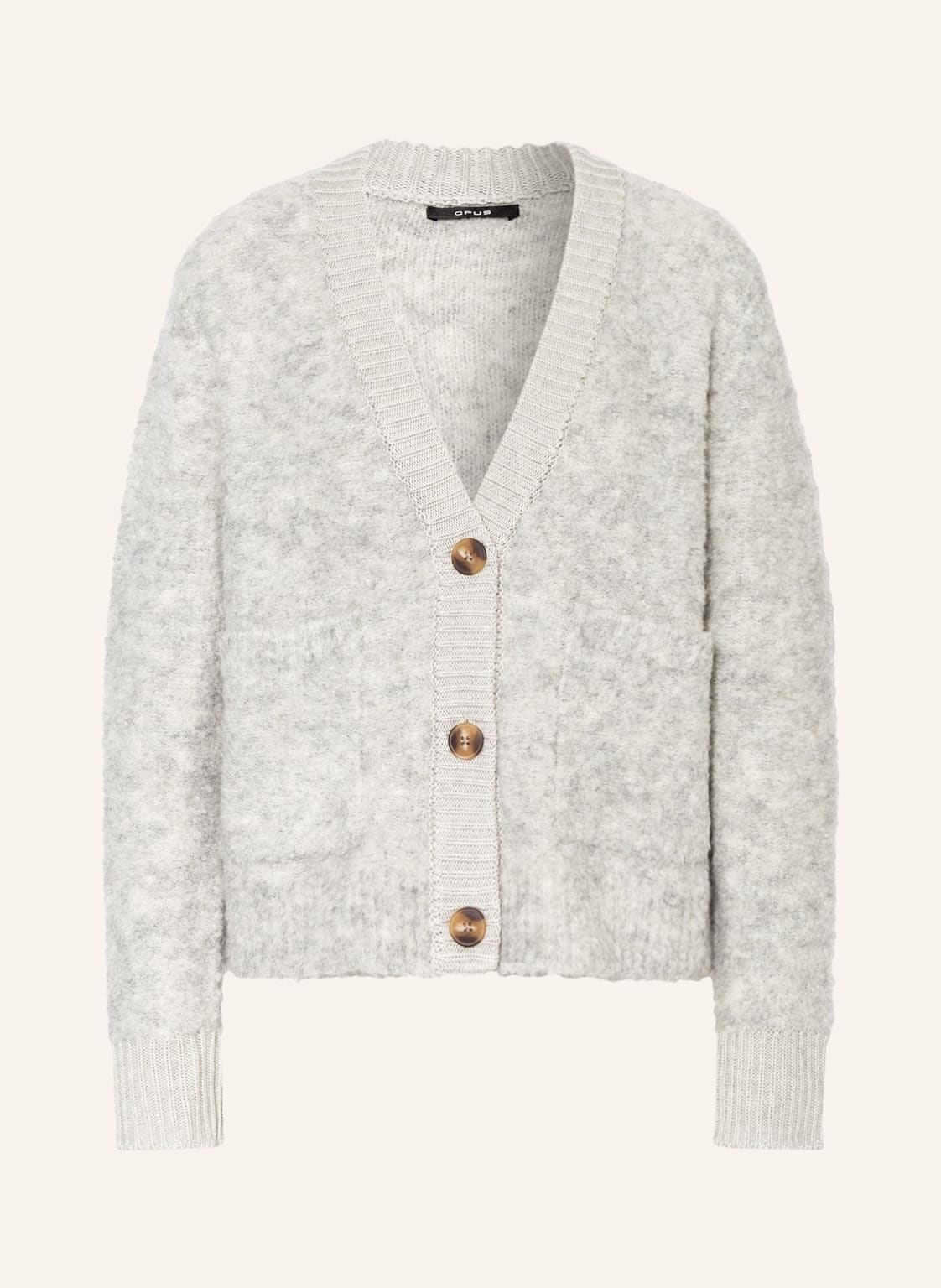 Image of Opus Strickjacke Doina grau