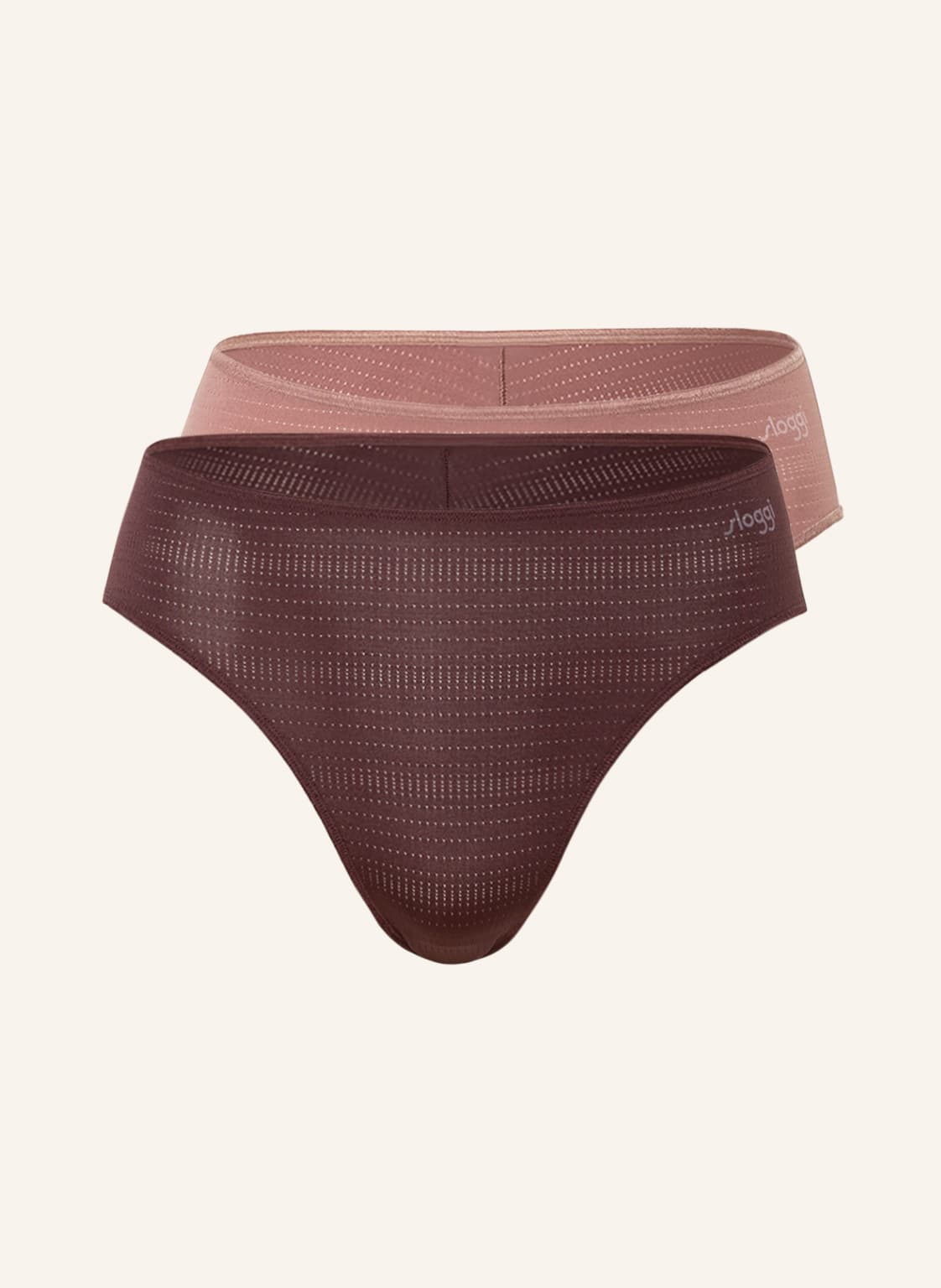 Image of Sloggi 2er-Pack Slips Zero+Motion braun