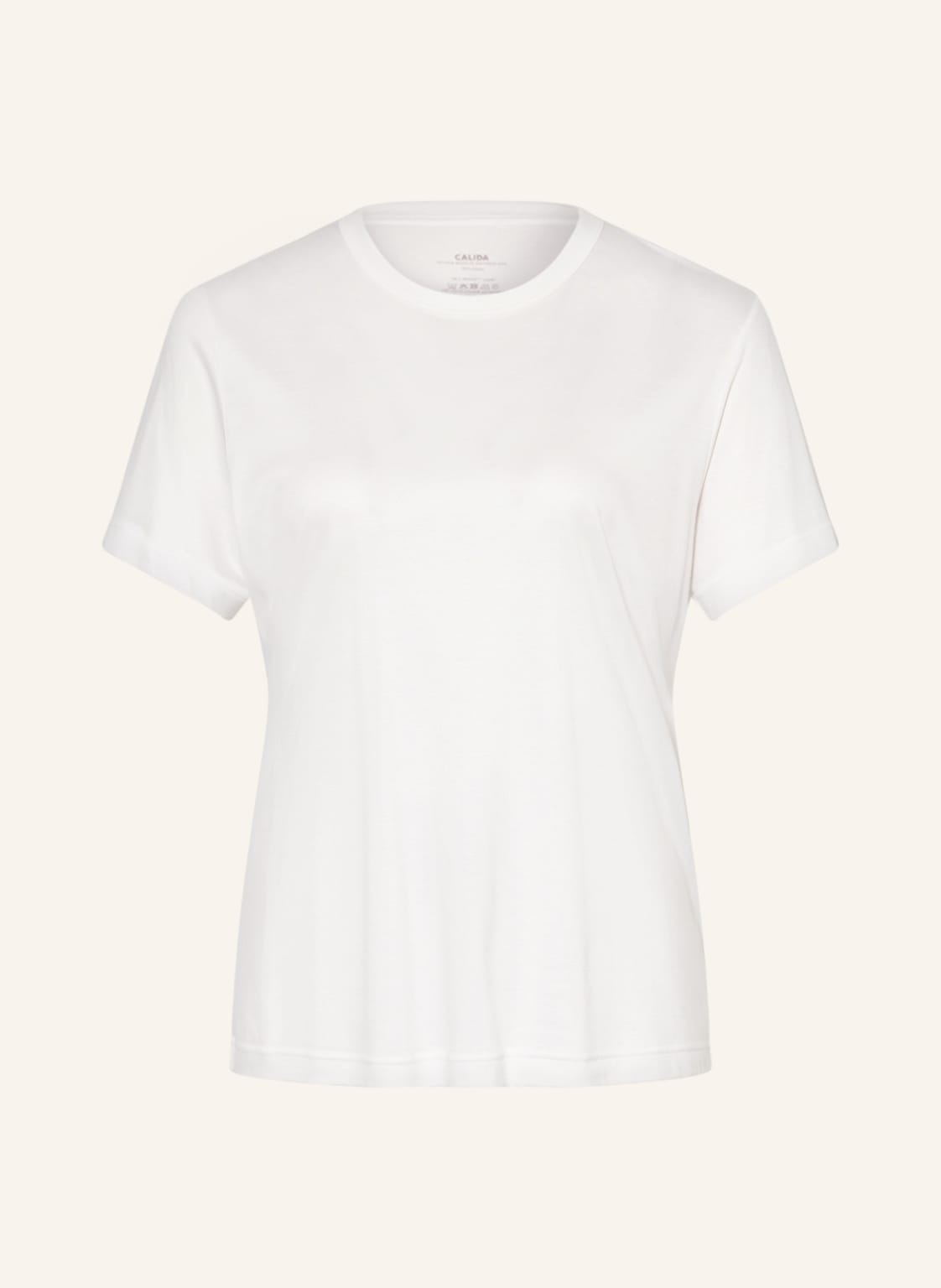 Image of Calida Lounge-Shirt 100% Nature Lounge weiss