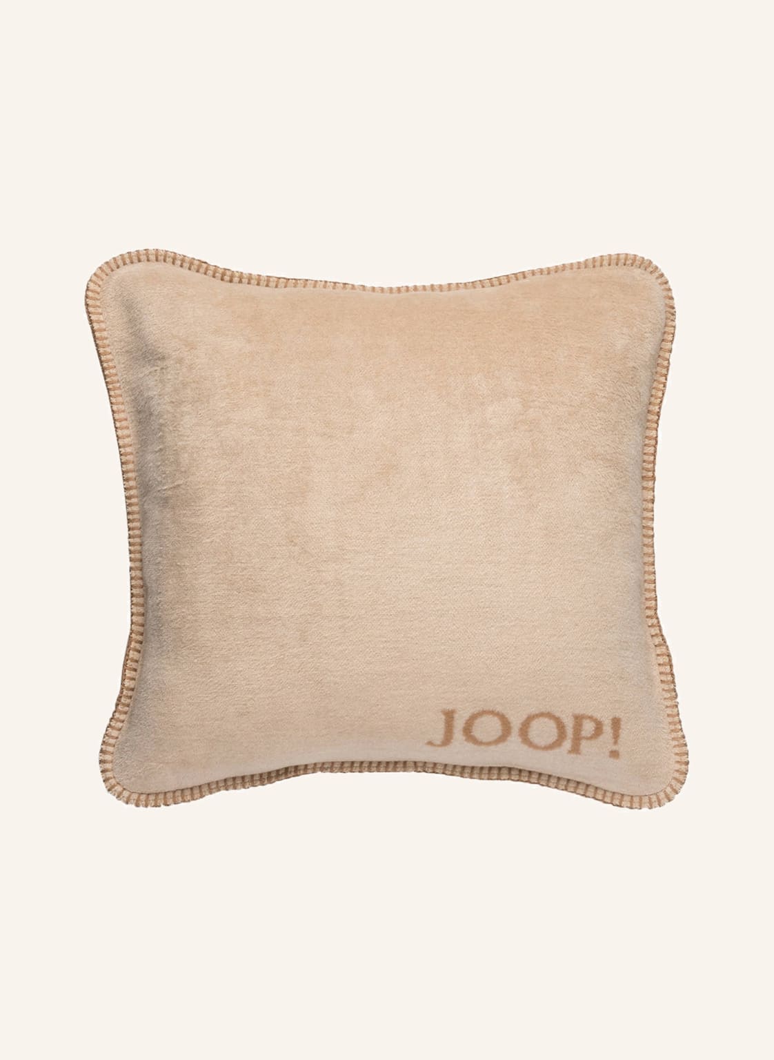 Image of Joop! Dekokissenhülle Uni Doubleface braun