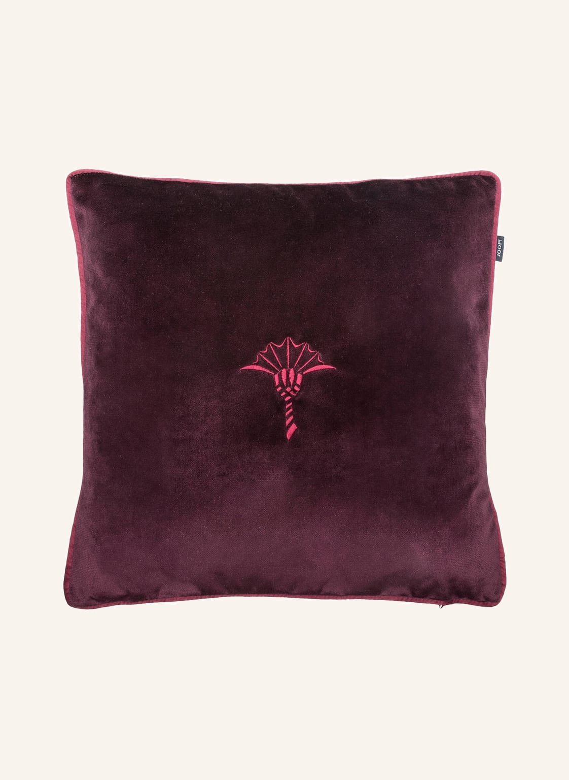 Image of Joop! Samt-Dekokissenhülle J!Stage rot