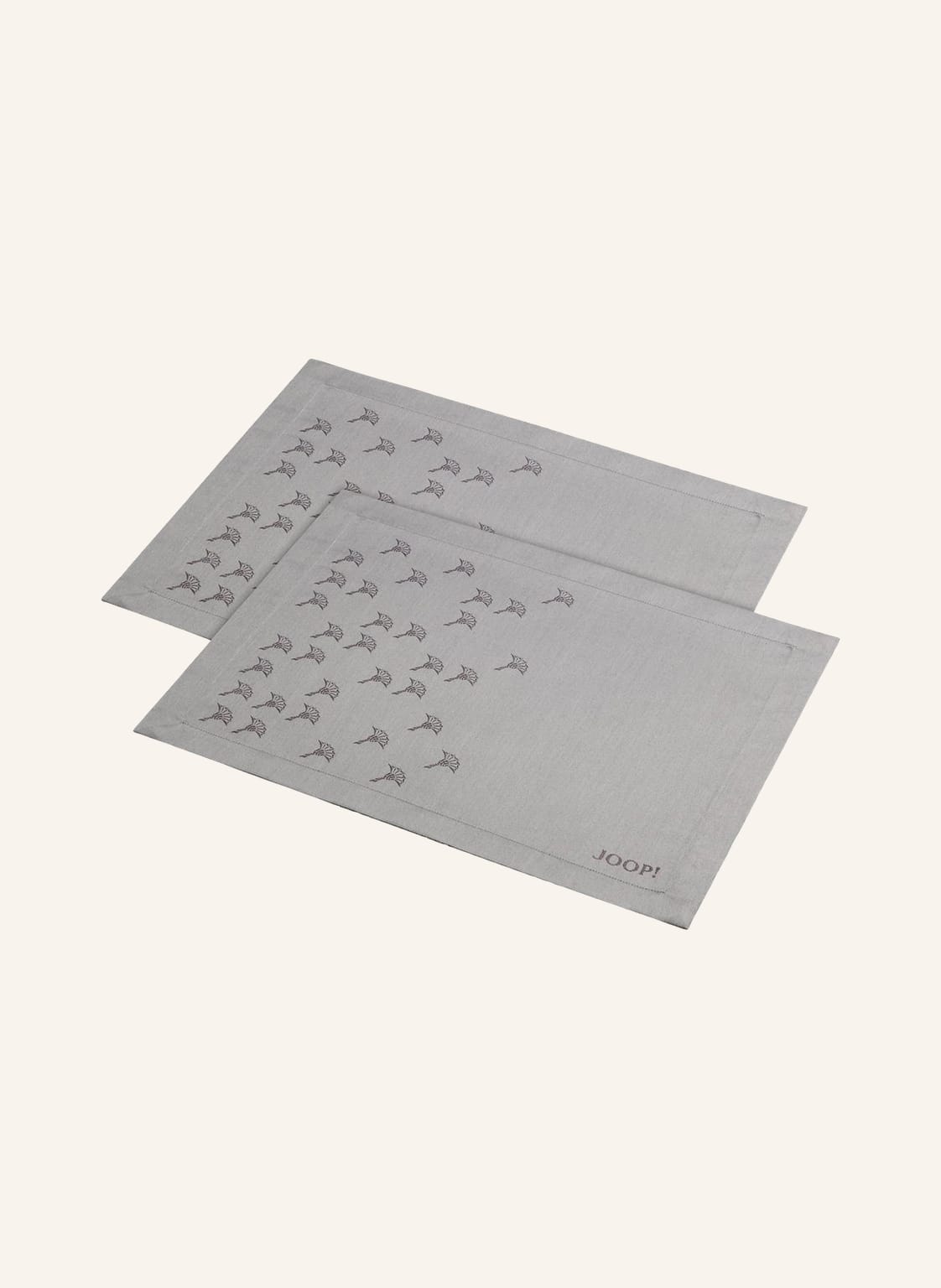 Image of Joop! 2er-Tischset Faded Cornflower silber