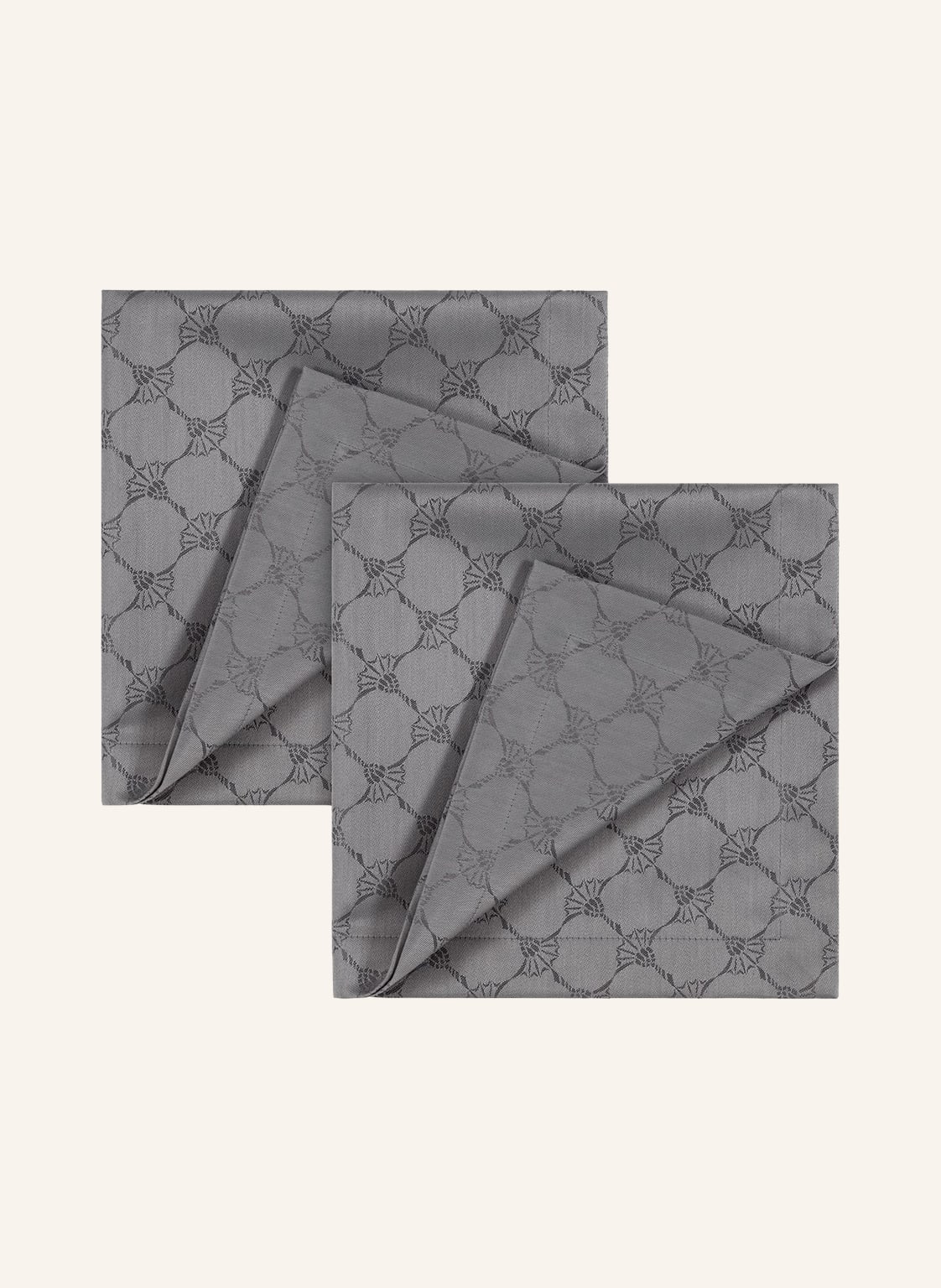 Image of Joop! 2er-Set Servietten Cornflower Allover silber