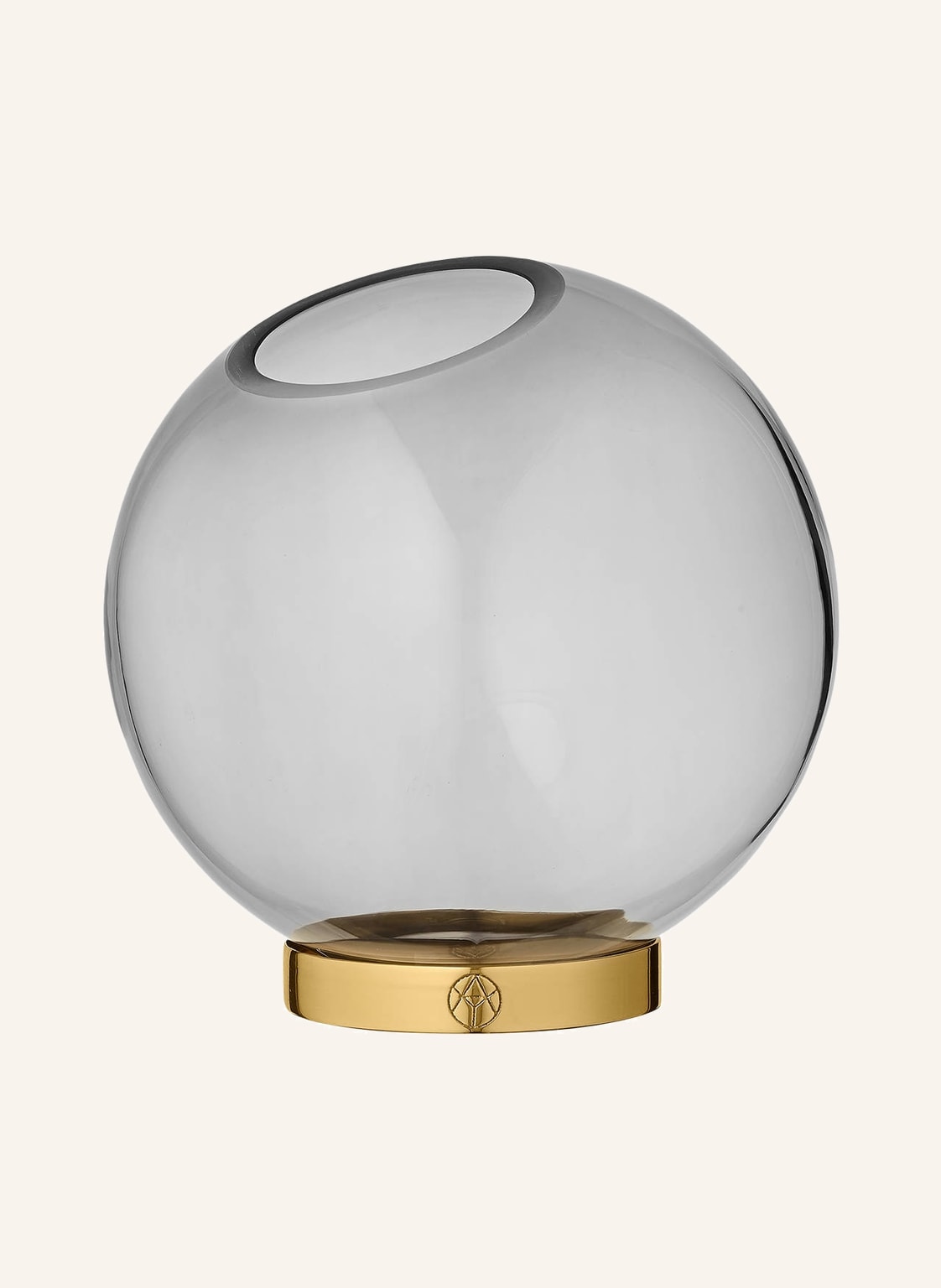 Image of Aytm Vase Globe Medium schwarz